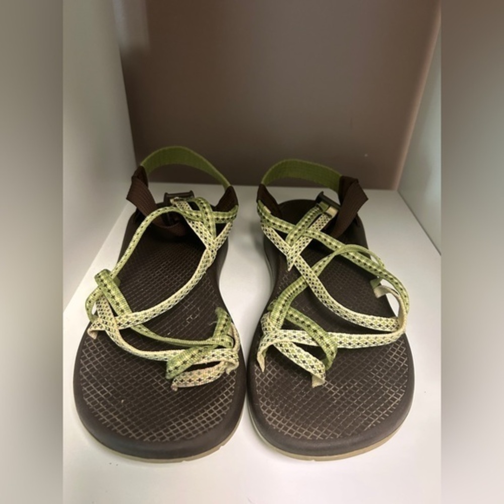 Chaco Women's Sandals in Green and Brown‎